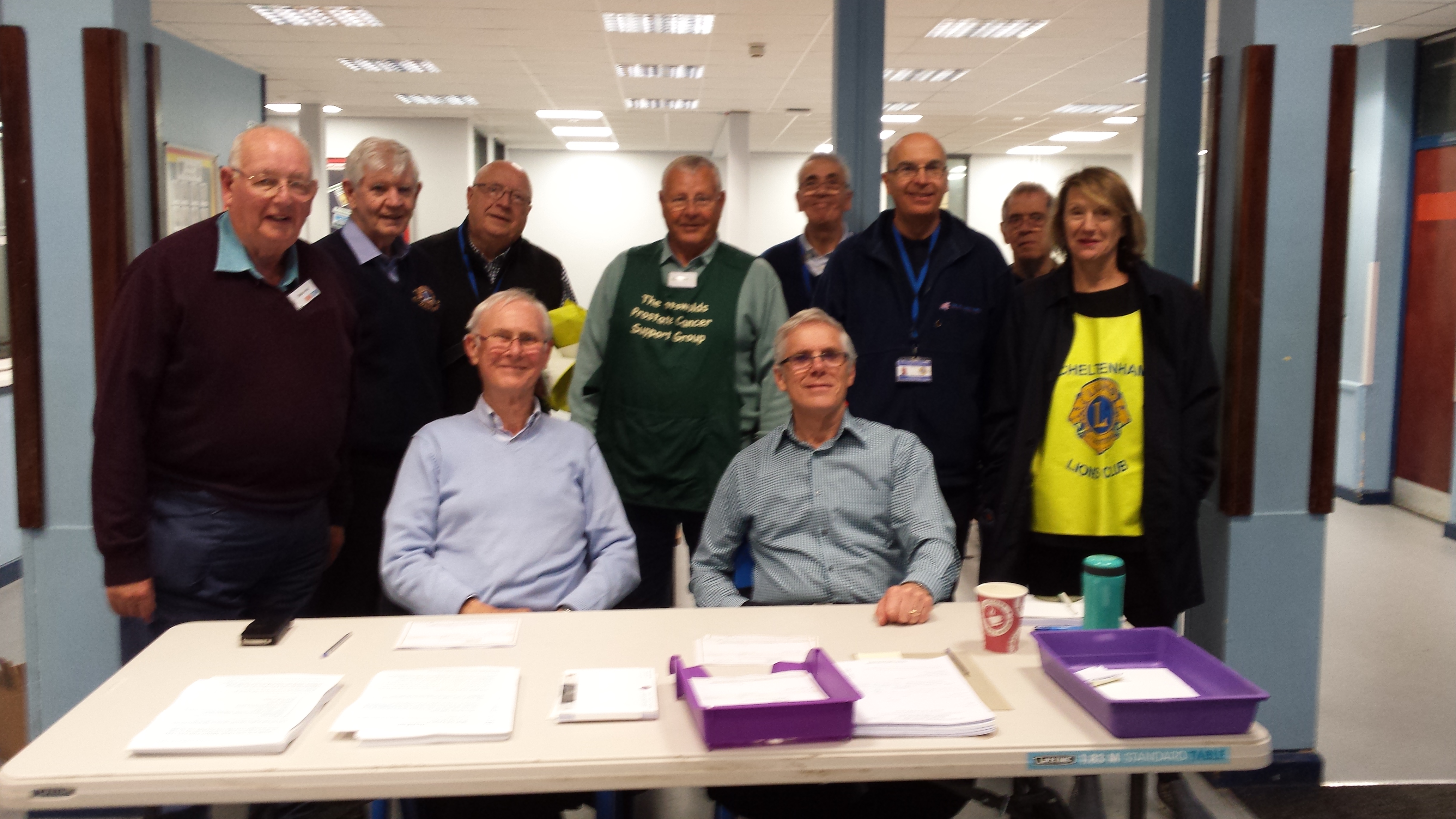 CPCSG volunteers  and Cheltenham and Gloucester Lions