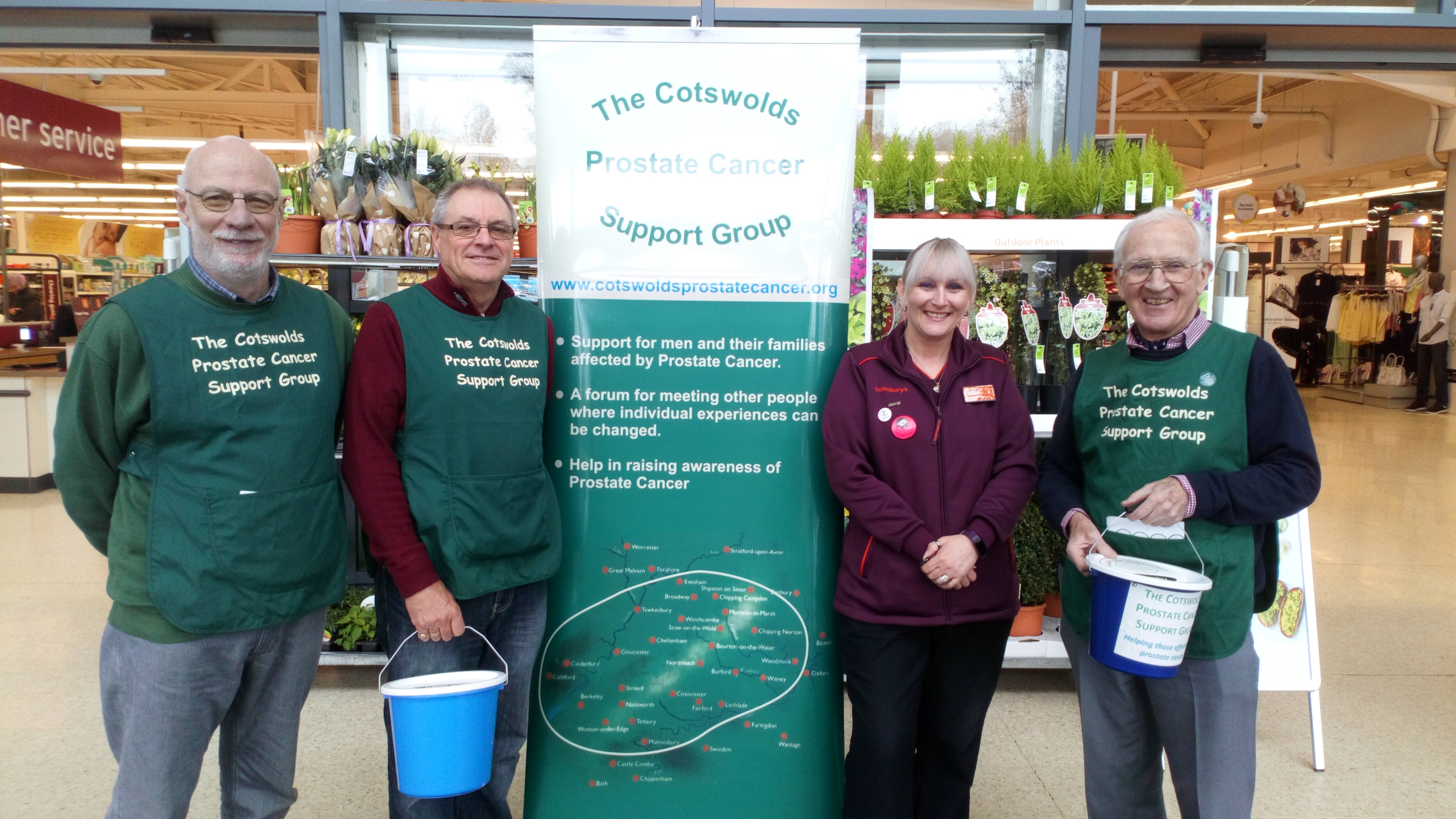 Thanks to Sainsbury's, Stroud, for having CPCSG as their Charity of the Year!
